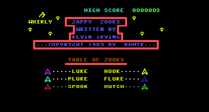 Play <b>Zappy Zooks</b> Online